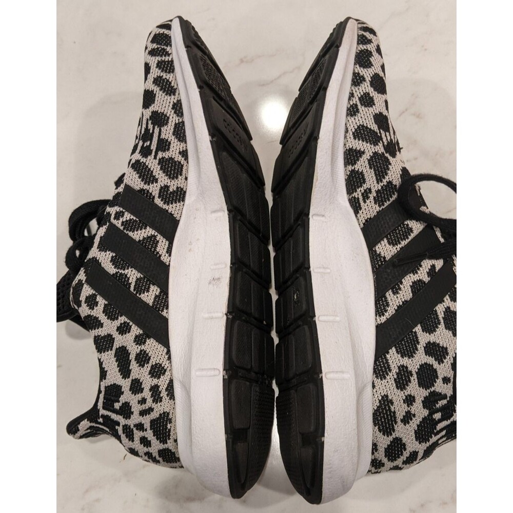 Women's ADIDAS Originals Swift Run Cheetah Leopard Knit Upper Sneakers 7.5 - Picture 7 of 9